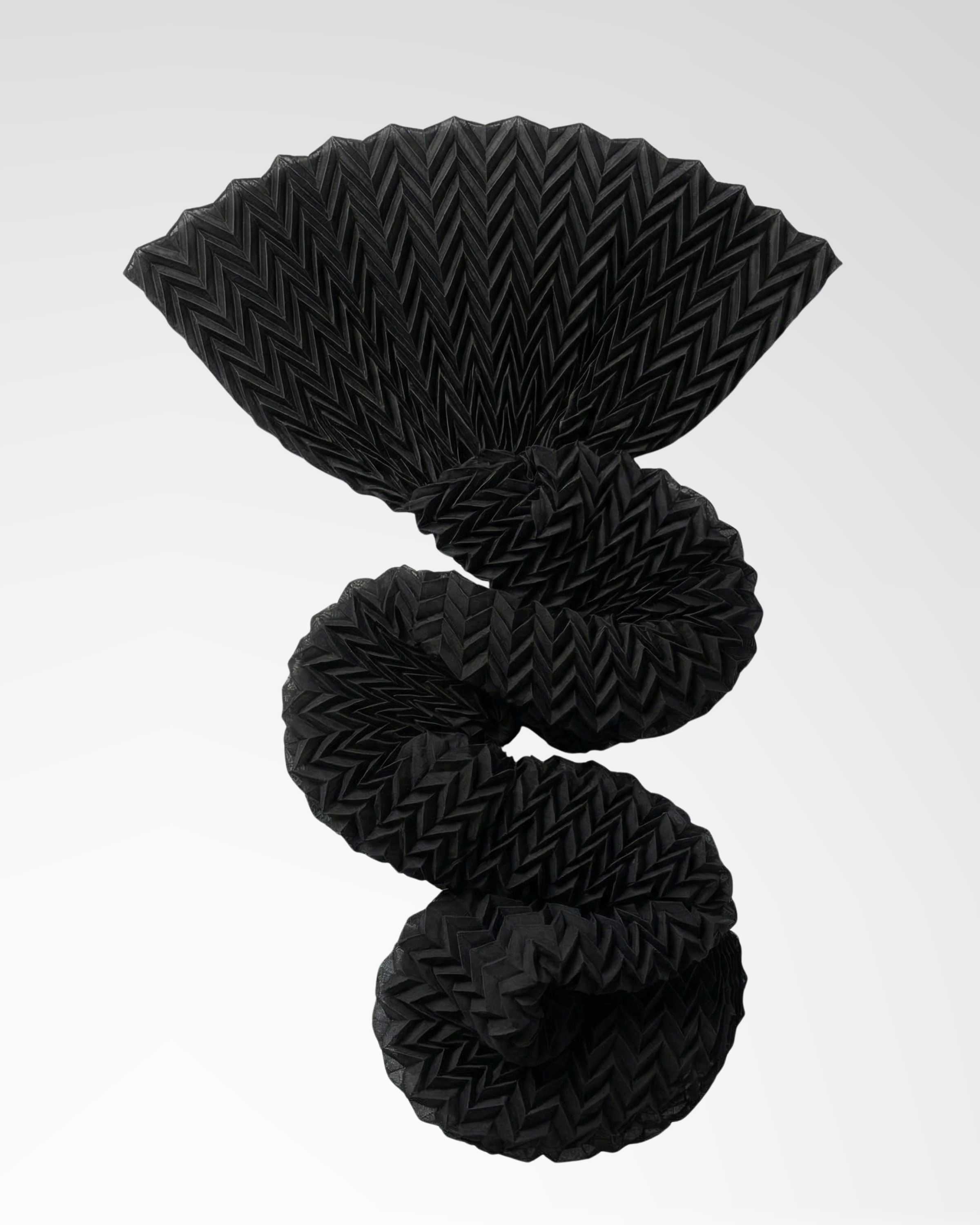 Accordion Chevron Pleated Scarf